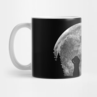 Party People And Forest On Moon Mug